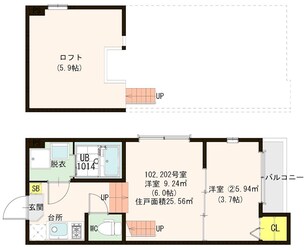 Ｓｔａｇｅ麦野の物件間取画像